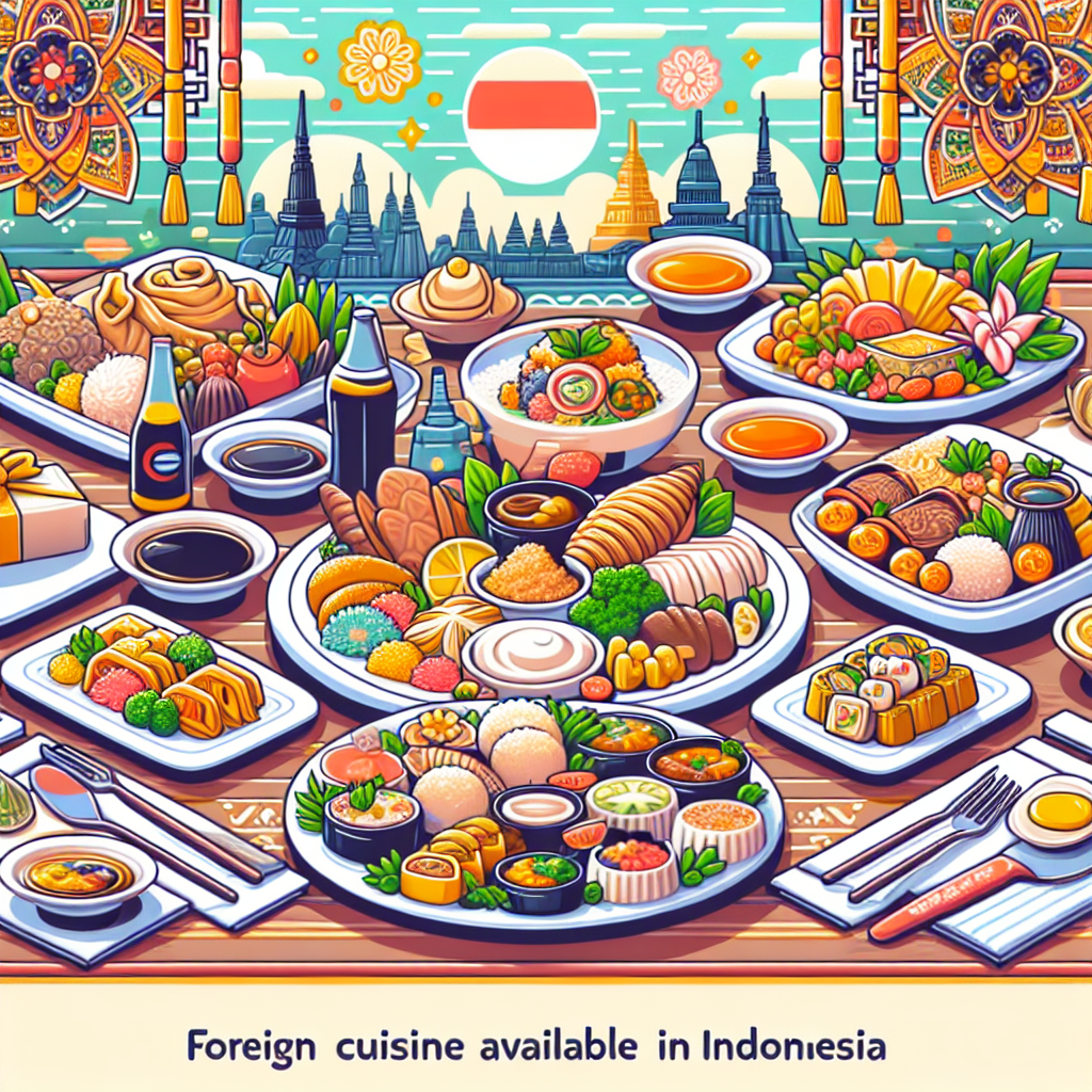 Menikmati Kelezatan Makanan Luar Negeri yang Tersedia di Indonesia